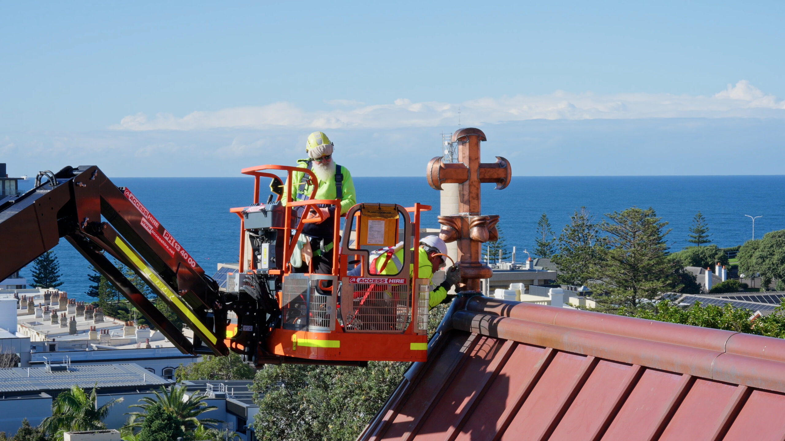 New Cathedral cross adorns Newcastle’s skyline
